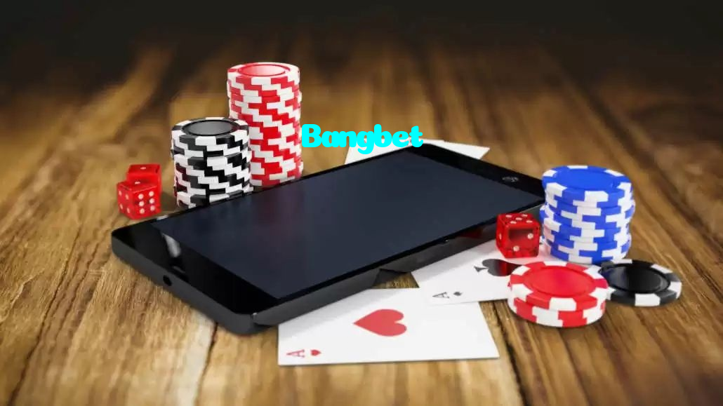 Bangbet casino presented on mobile device in Pakistan with slots and live games